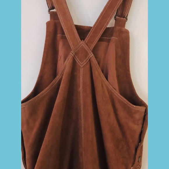 Free People Suede Overalls - Picture 7 of 10